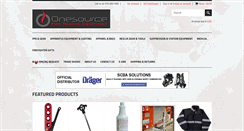 Desktop Screenshot of onesourcefirerescue.com